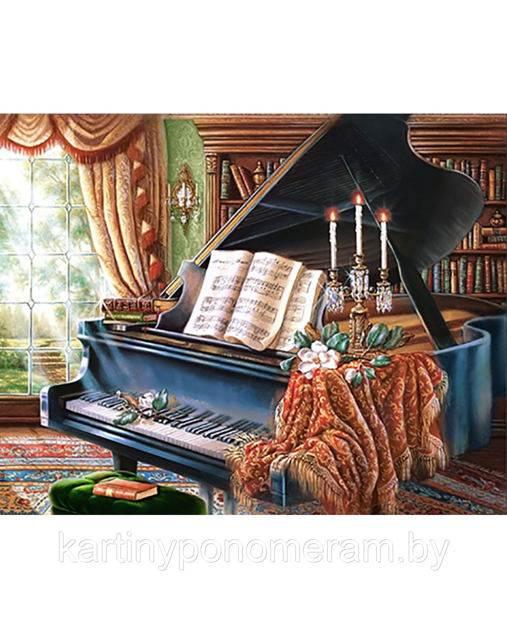 Алмазная вышивка Старый рояль - фото 1 - id-p112592267