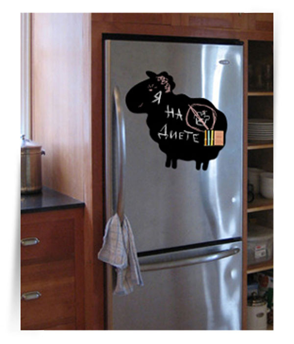 ОПТОМ Магнитная Меловая Доска на холодильник "Барашек" 40*36см (мгд) - фото 2 - id-p6514614