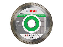 Алмазный круг 125х22 мм по керамике Turbo BEST FOR CERAMIC EXTRA-CLEAN BOSCH (сухая резка)