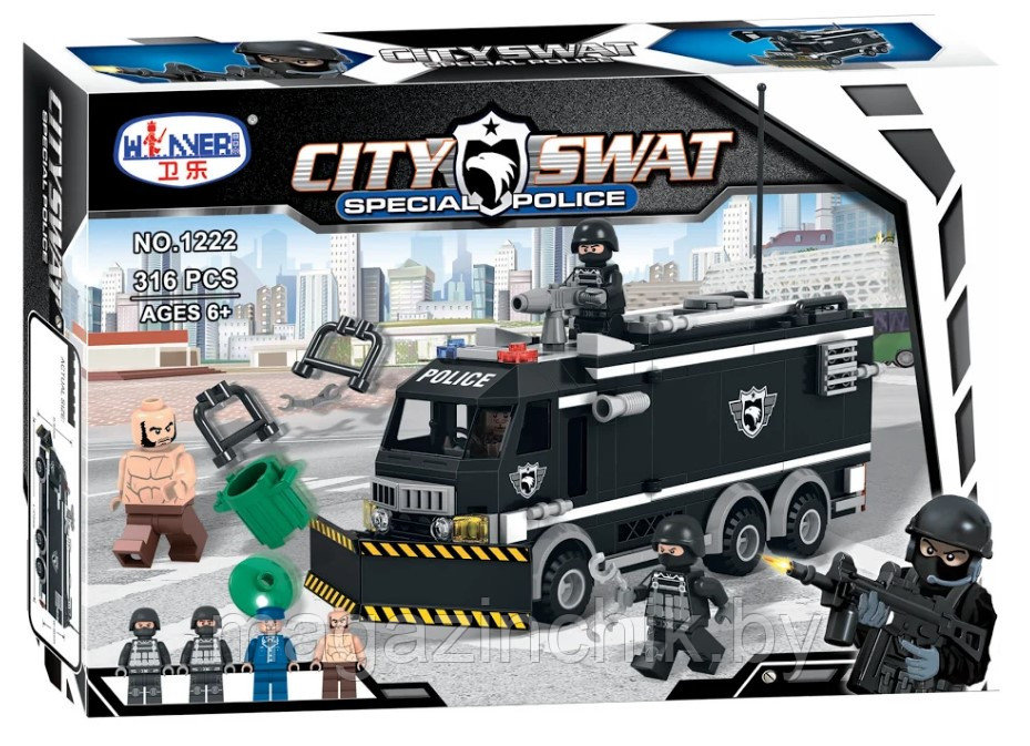 Конструктор WINNER City Swat, 316 деталей 1222