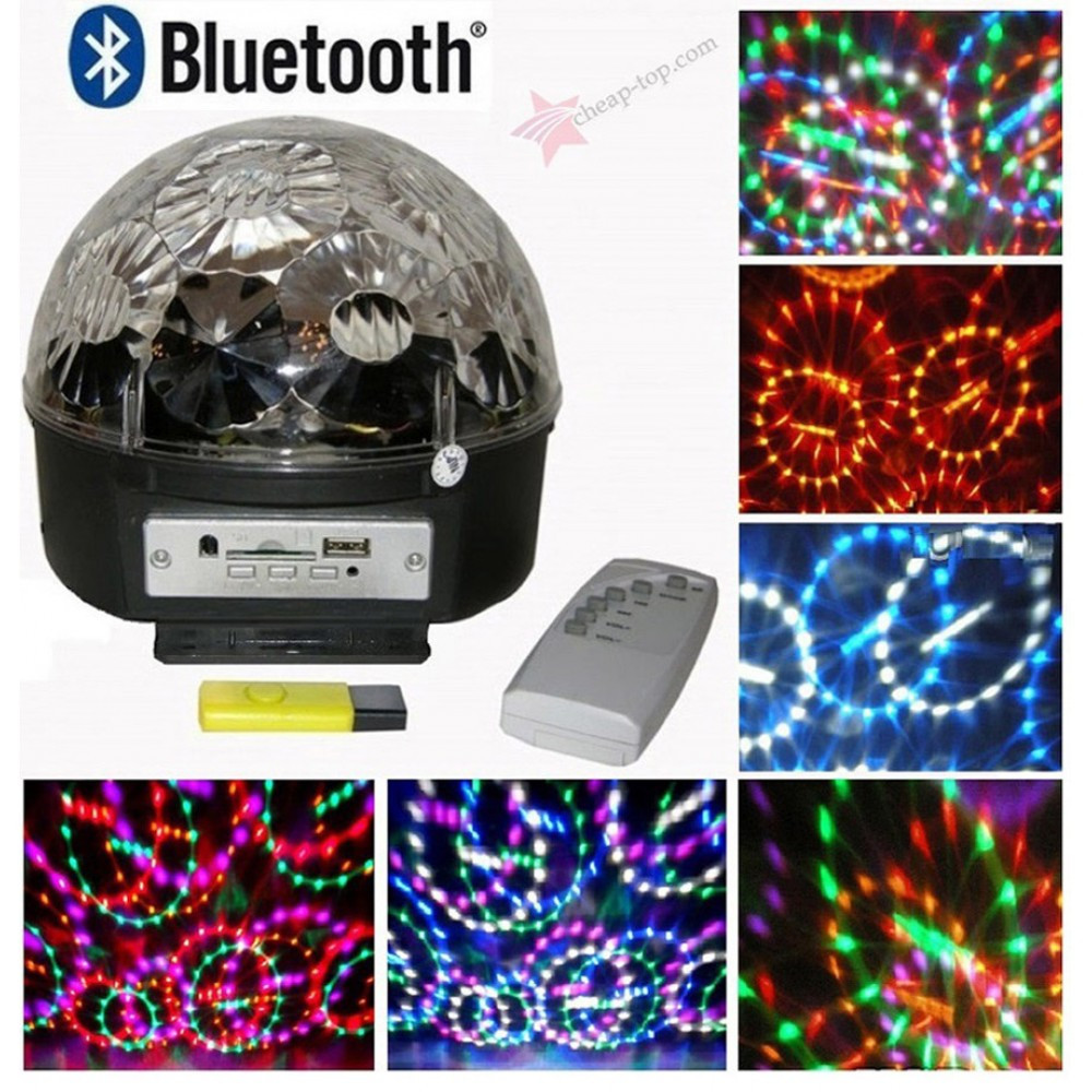 Диско-шар музыкальный LED Ktv Ball MP3 плеер с bluetooth