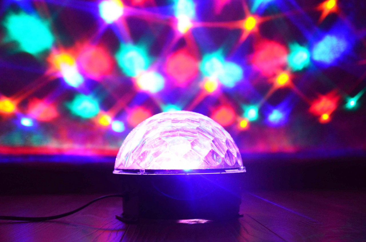 Диско-шар Led crystal magic ball light bluetooth - фото 3 - id-p112731184