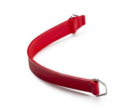 Ремень крепления расширительного бачка ВАЗ-2105,2107,2123 (280мм) термостойкий силикон  красный