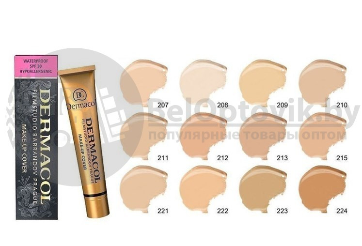 Big Sale Тональный крем Dermacol SPF 30, 30g Тон 207 - фото 10 - id-p112732049