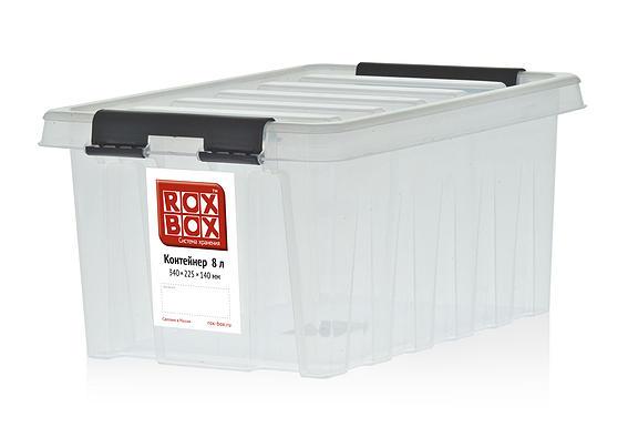 Емкость для хранения (контейнер с крышкой) Rox Box 8 л - фото 1 - id-p78219614