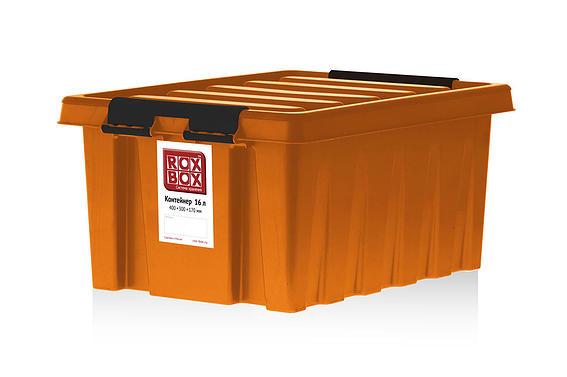 Емкость для хранения (контейнер с крышкой) Rox Box 16 л - фото 1 - id-p78219615