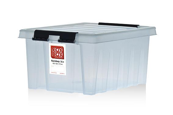 Емкость для хранения (контейнер с крышкой) Rox Box 16 л - фото 2 - id-p78219615