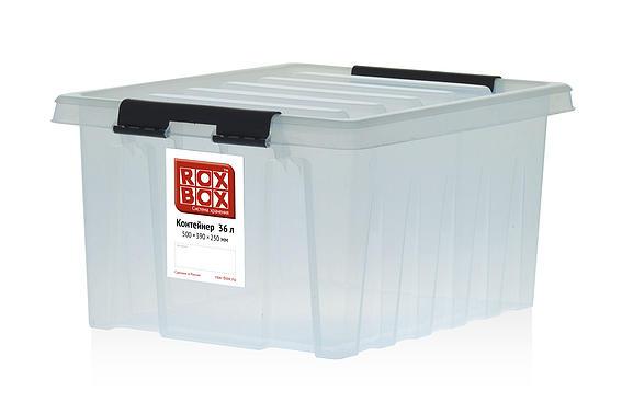 Емкость для хранения (контейнер с крышкой) Rox Box 36 л - фото 1 - id-p78219616