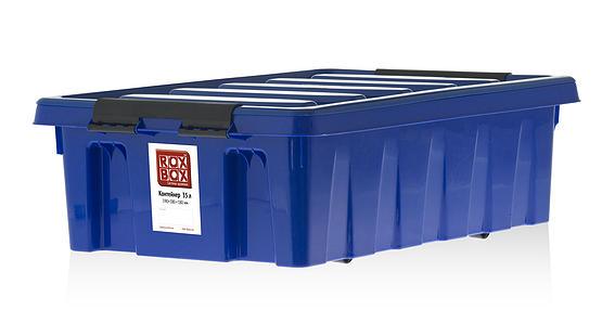 Емкость для хранения (контейнер с крышкой) на роликах Rox Box 35 л - фото 2 - id-p78219617