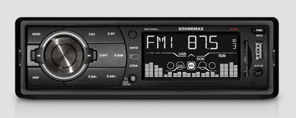Бездисковая USB/SD автомагнитола Soundmax SM-CCR3044