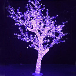 Светодиодное дерево "Баухиния",1152LED, 2.2х1.3, розовый светодиоды,  понижающий трансформатор