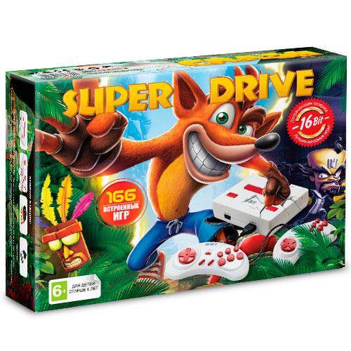 Игровая приставка SEGA Super Drive Nes Crash (166 встроенных игр, 16 bit, 2 дж.) - фото 1 - id-p112744644