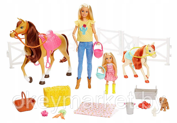 Игровой набор Barbie Челси и любимые лошадки FXH15, фото 2