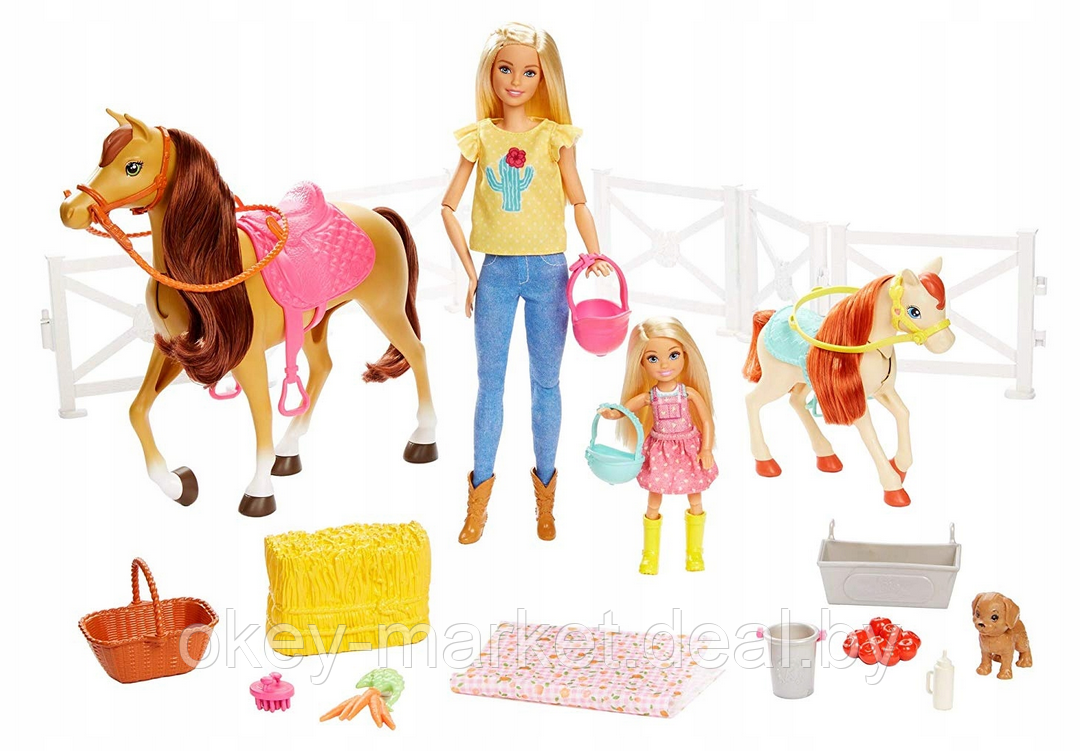 Игровой набор Barbie Челси и любимые лошадки FXH15 - фото 3 - id-p112744667