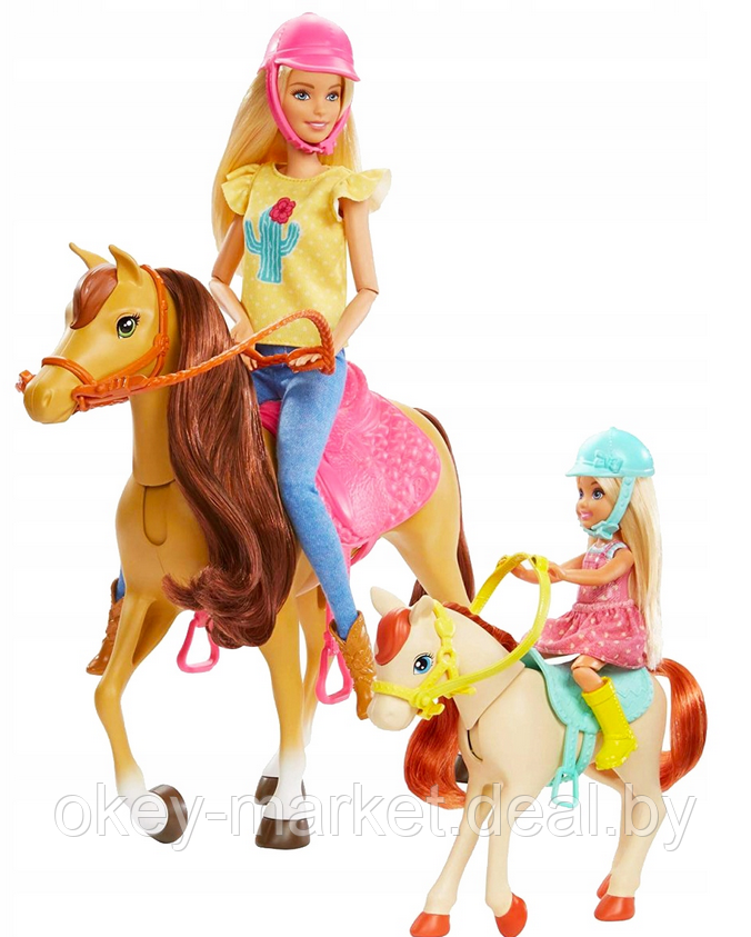 Игровой набор Barbie Челси и любимые лошадки FXH15 - фото 2 - id-p112744667
