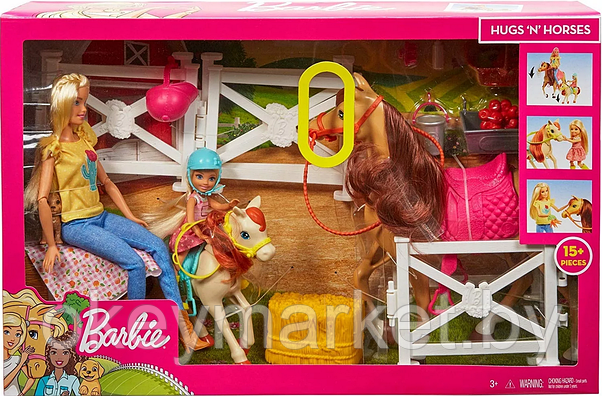 Игровой набор Barbie Челси и любимые лошадки FXH15, фото 3