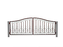 Ворота с художественной ковкой №7