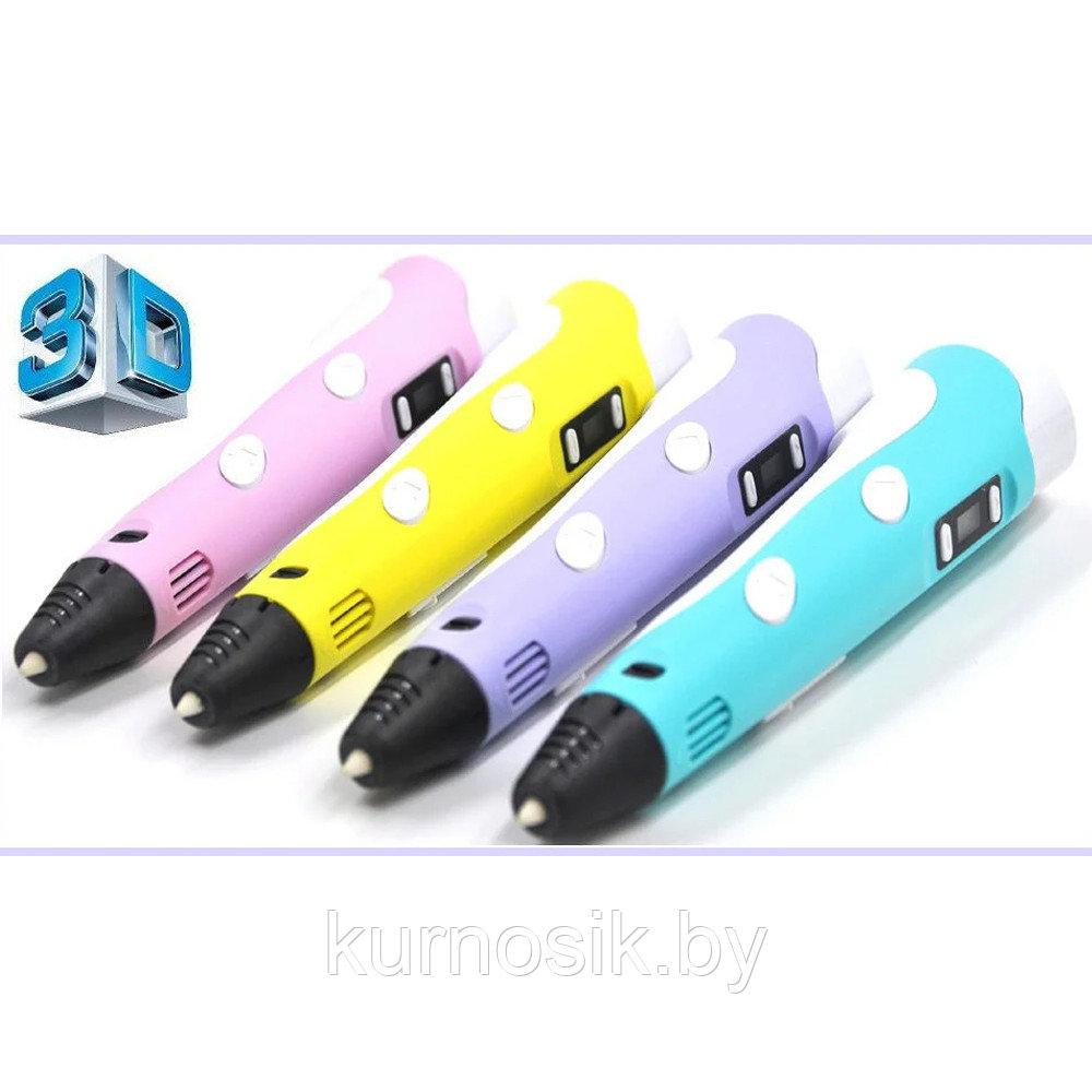 3Д ручка 3D Pen-2 c LCD дисплеем - фото 3 - id-p112120377