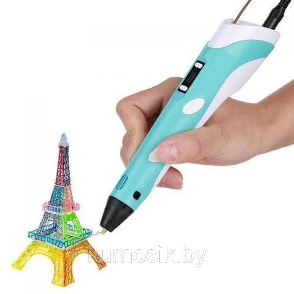 3Д ручка 3D Pen-2 c LCD дисплеем - фото 4 - id-p112120377