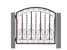 Калитка с художественной ковкой №7