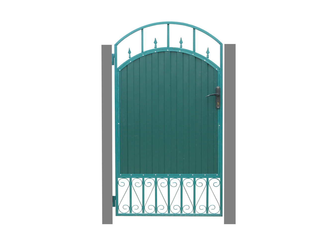 Кованая калитка для дачи №10