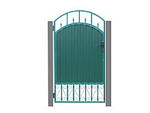 Кованая калитка для дачи №10