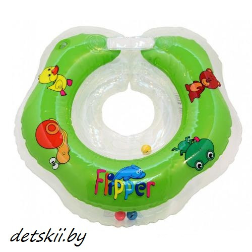 Круг для купания ROXY Flipper 0+ FL001 на шею для малышей