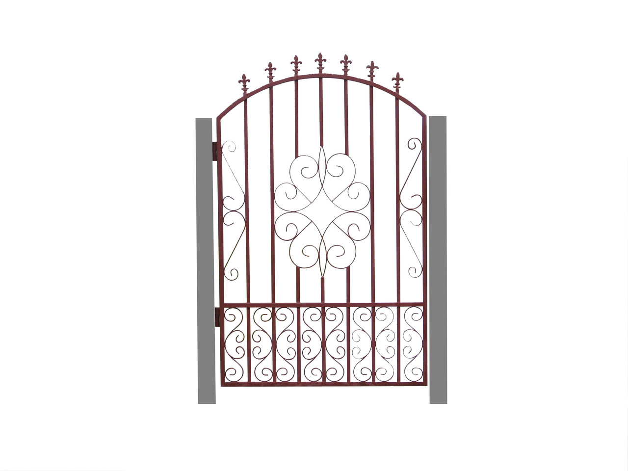 Кованая калитка №12