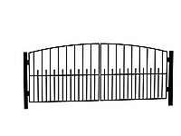Кованые ворота из металла №14