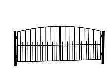 Кованые ворота из металла №14
