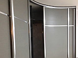 Шкаф радиусный серый лён, фото 3