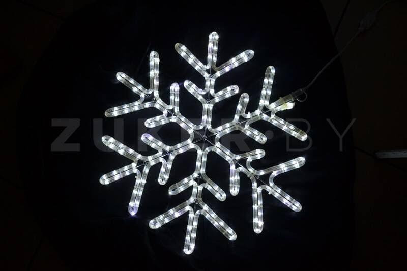 Фигура световая "Снежинка"LED SF-0217, цвет белый, размер 55*51 см, мерцающая NEON-NIGHT