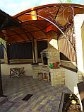 Металлический навес над барбекю №1, фото 2