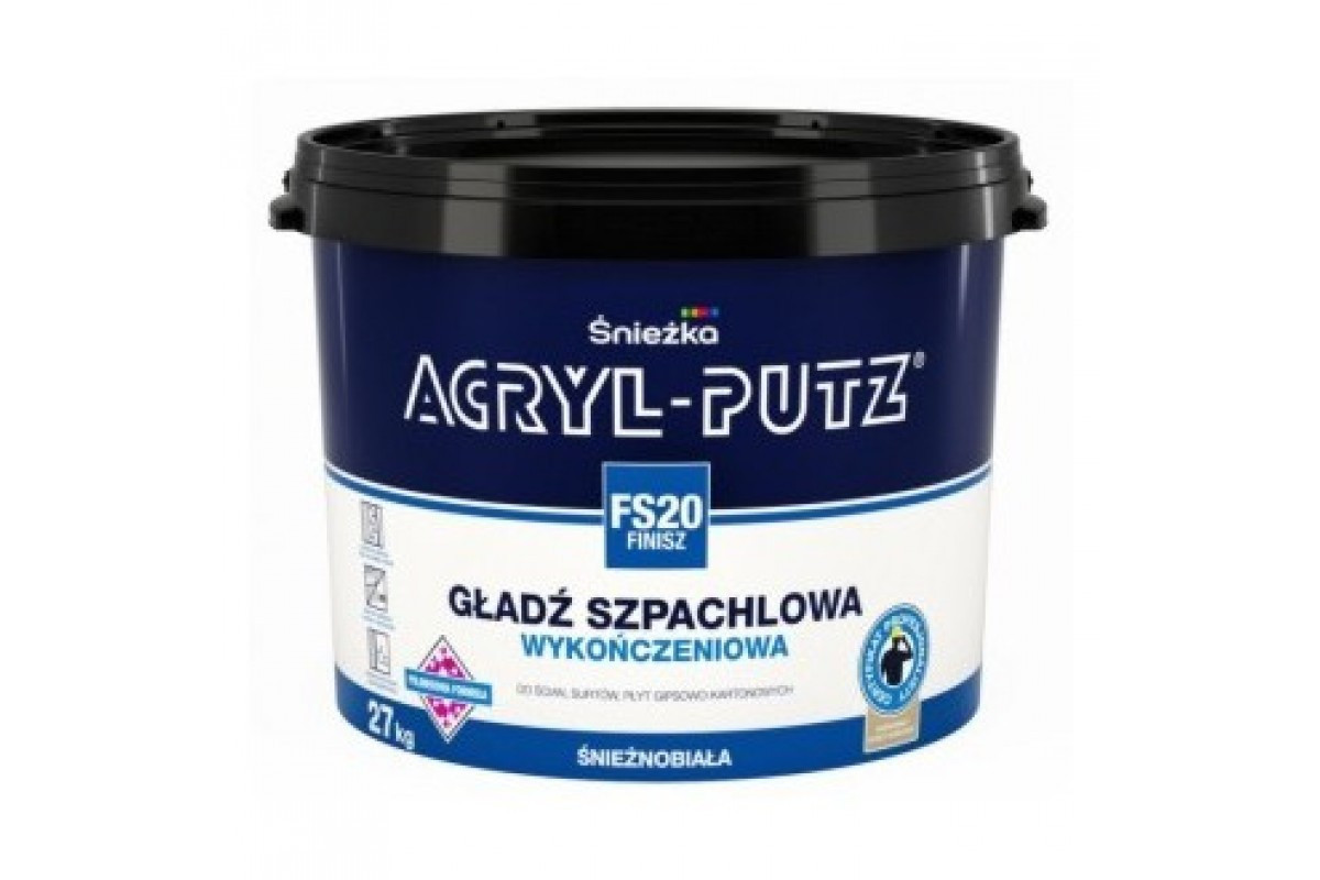 Шпатлевка 17 кг ACRYL PUTZ FINISZ белая готовая , ведро РП