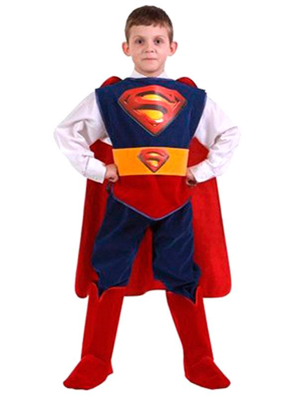 Детский костюм superman супермен карнавальный костюм "Супермен" супергерои мстители марвел маскарадный - фото 1 - id-p112770837