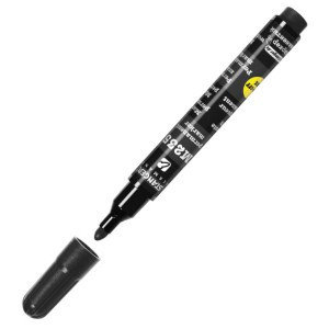 STANGER Перманентный маркер М235, пуля, 1-3мм., черный