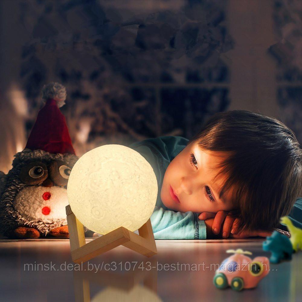 Лампа ночник Луна 3D | Бесплатная доставка - фото 3 - id-p112774807