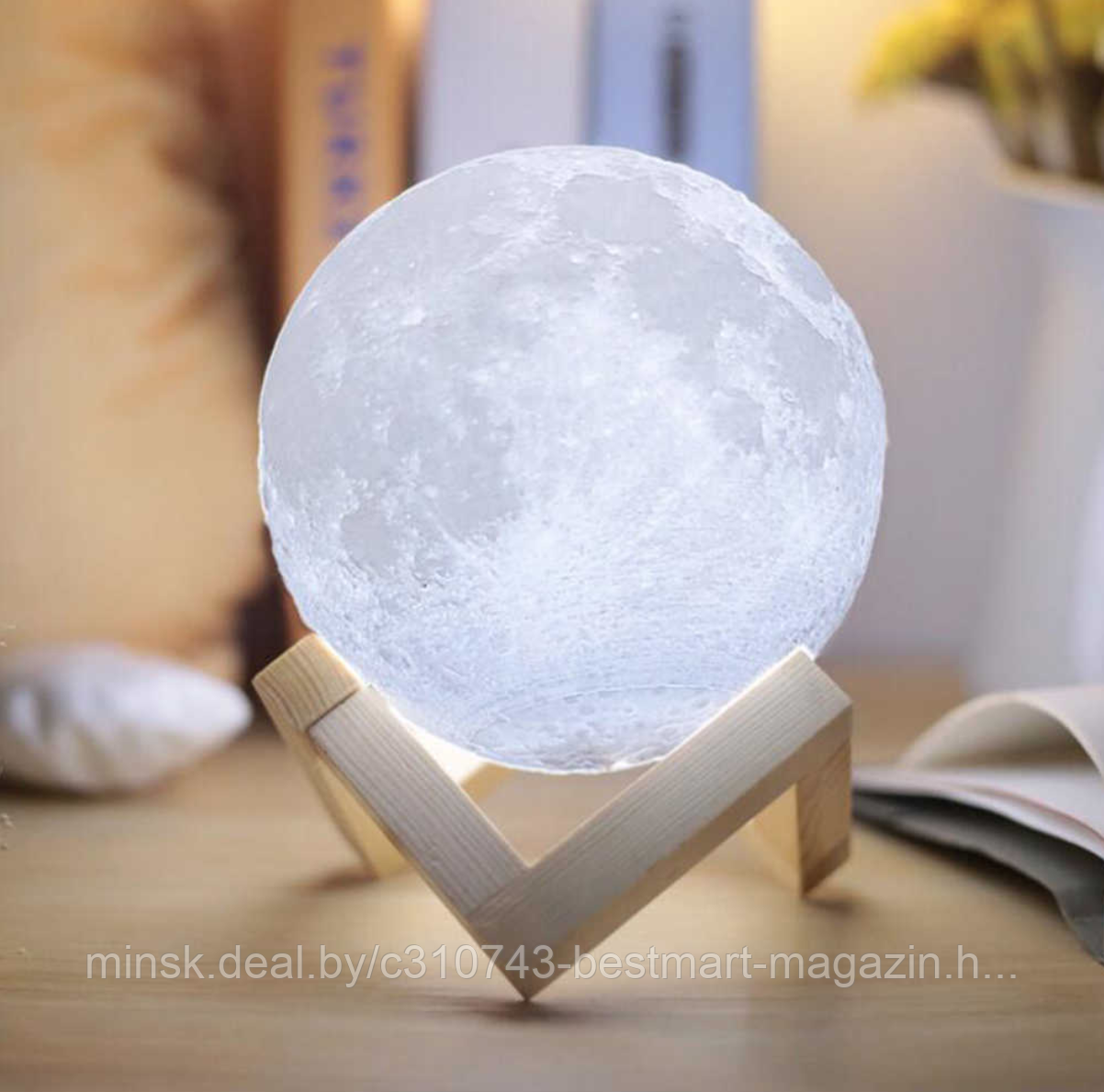 Лампа ночник Луна 3D | Бесплатная доставка - фото 1 - id-p112774807