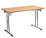 Стол складной офисный серии FT120 на металлической основе черный  1180*680*730,. столы FT120 black.W (вишня), фото 2