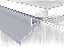Отлив для балконов и открытых терас. 260-01 анодированный серебро 270 см