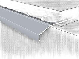 Отлив для балконов и открытых терас. 258-01 анод.серебро 250 см