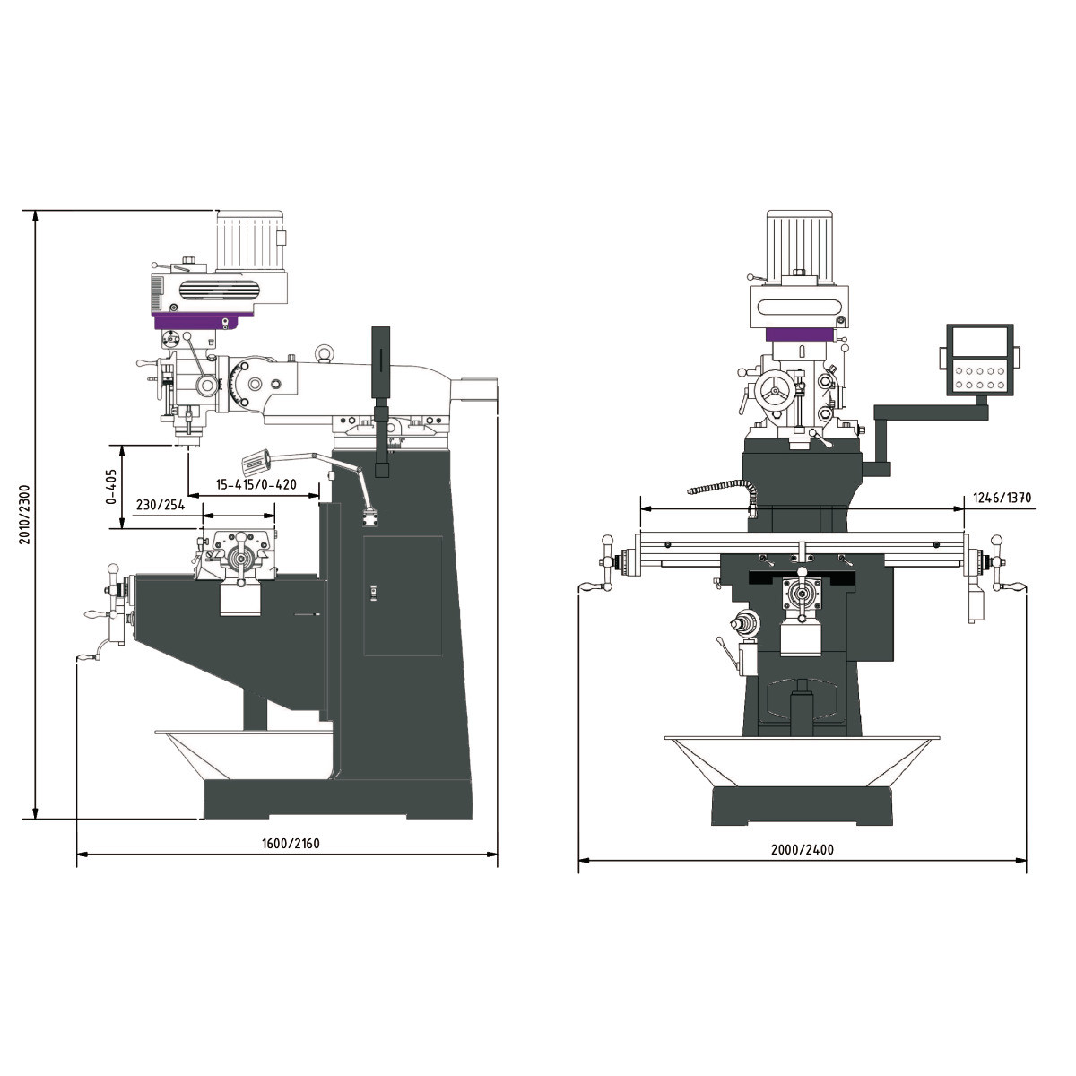 Сверлильно-фрезерный станок OPTImill MF 2-B - фото 2 - id-p2474273