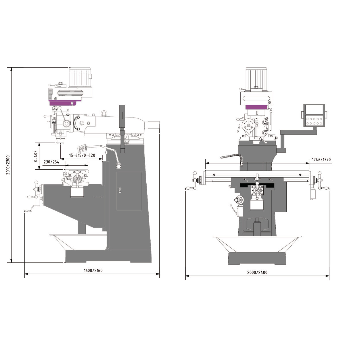 Сверлильно-фрезерный станок OPTImill MF 4-B - фото 2 - id-p112838289