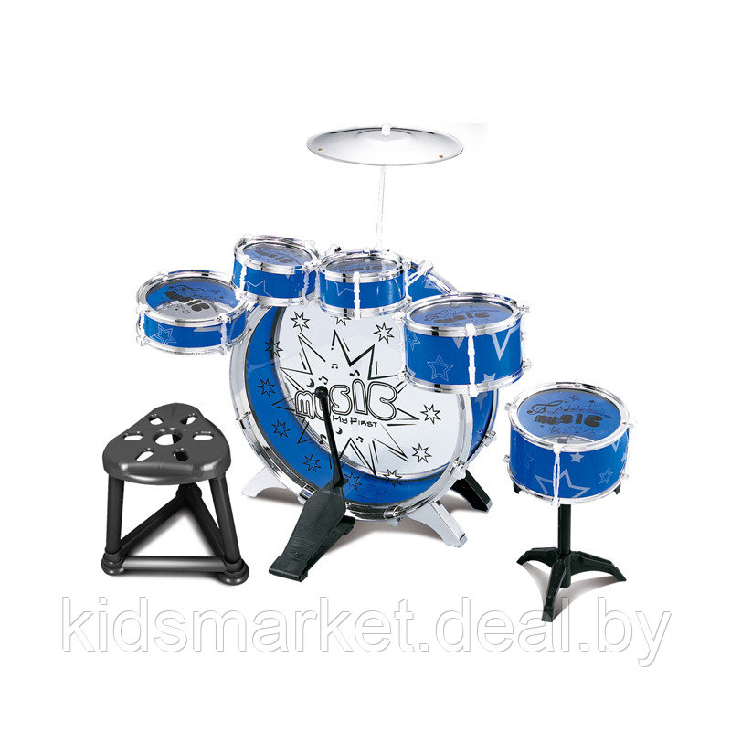 Детская барабанная установка Jazz Drum 518-101B - фото 2 - id-p112838924