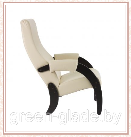Кресло для отдыха модель 61М каркас Венге экокожа Polaris Beige - фото 2 - id-p49425747