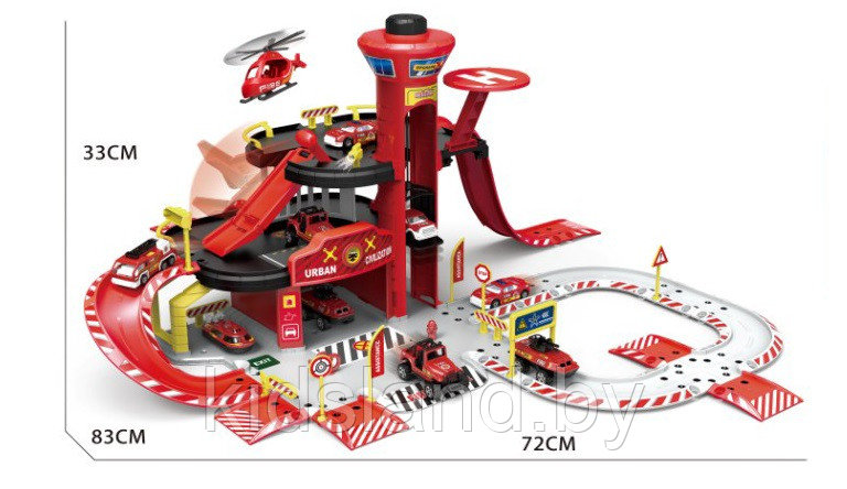Игровой набор паркинг "Пожарная станция" арт. 660-А1