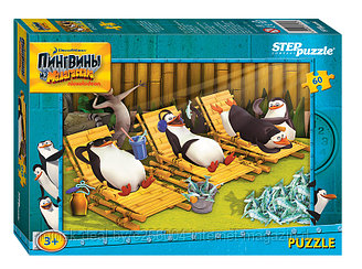 Пазл 60 "Пингвины из Мадагаскара" (DreamWorks, Мульти)