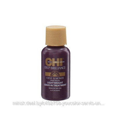 CHI DEEP BRILLIANCE Olive & Monoi Shine Serum Шелк для волос 15 мл Артикул: CHIDBGS05
