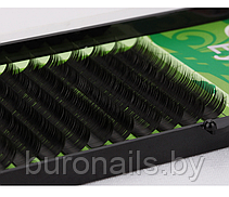 Ресницы для наращивания "IrisMoon" , черные (длины 10 mm,11мм изгиб В), фото 2