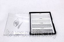 Пучки  ресниц для макияжа, наращивания , черные, длина 8,10,12 мм, фото 2